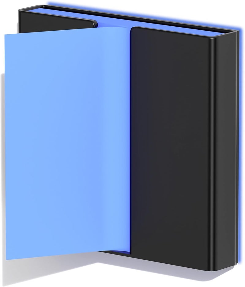 Alytree Sticky Note Dispenser, Magnetic Sticky Note Holder for Post It Notes, 3 x 3 Inch Sticky Note Organizer for Office Home Classroom, Black - Image 1